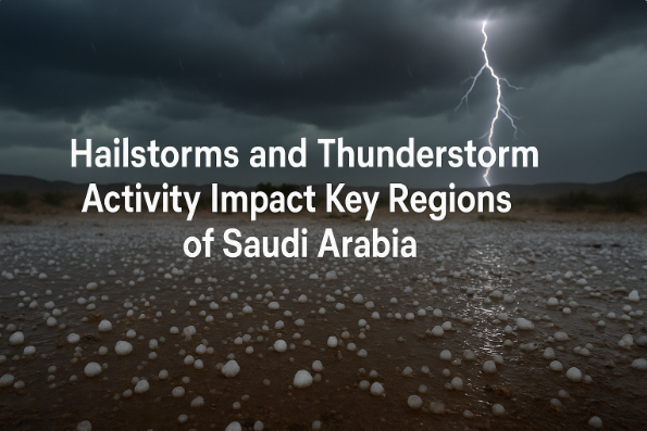 Hailstorms and Thunderstorm Activity Impact Key Regions of Saudi Arabia
